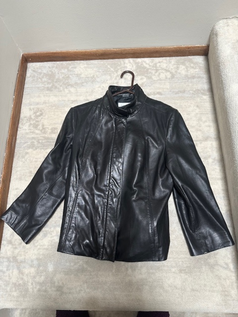 Calvin Klein vintage leather jacket